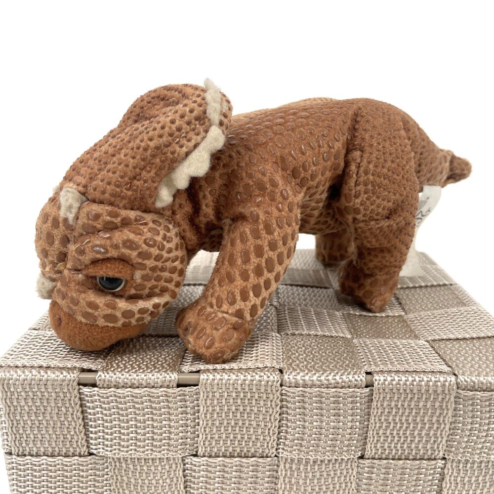 2002 Hallmark Dinotopia Alpha Series #26 Zigzag Triceratops Plush No Egg Zagzig